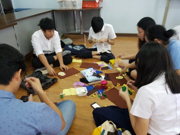 อาสาสมัคร หมอนหนุนอุ่นรัก 22 ก.ย.62  Volunteer to Produce pillow for Disadvantaged Preschoolers in Thailand Sep ,22, 19